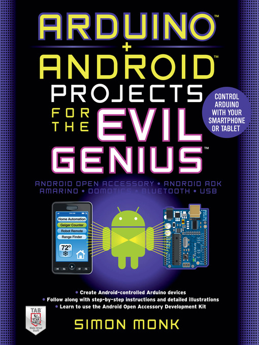 Cover image for Arduino + Android Projects for the Evil Genius